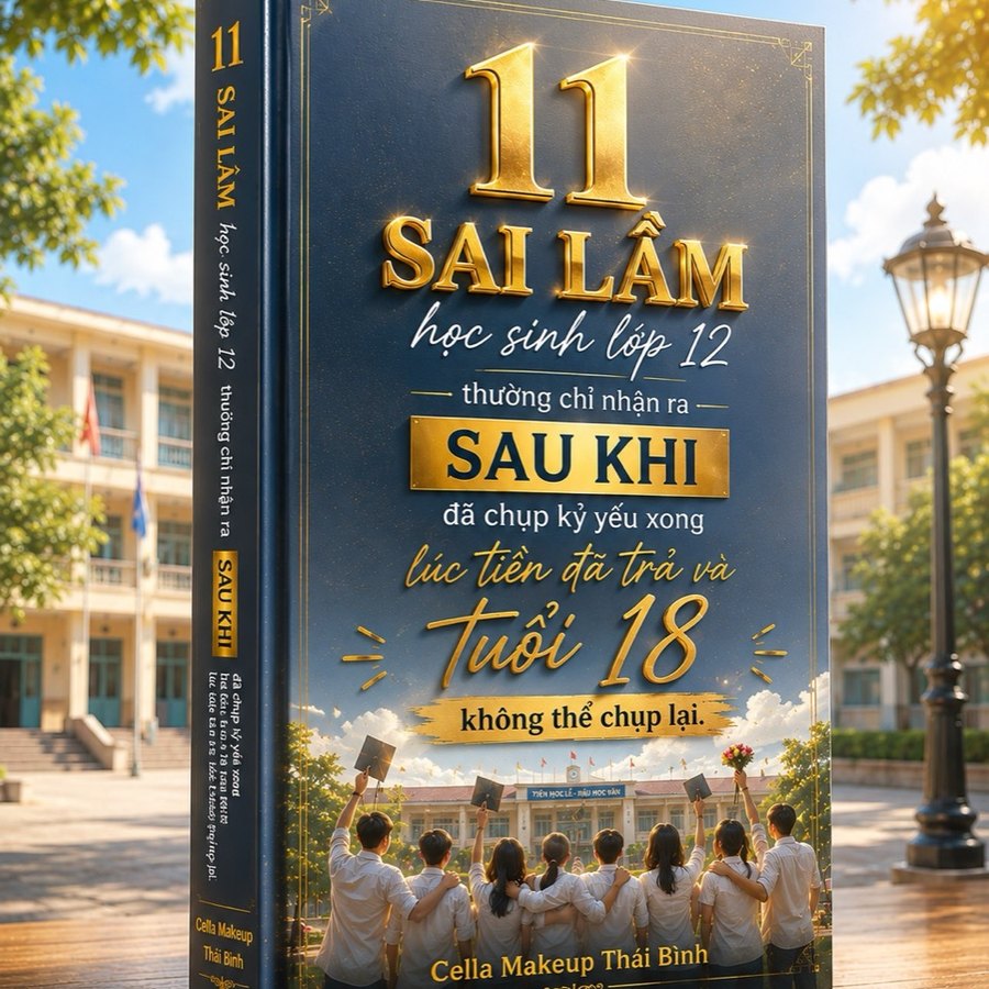 Bìa ebook 11 sai lầm khi chụp kỷ yếu lớp 12
