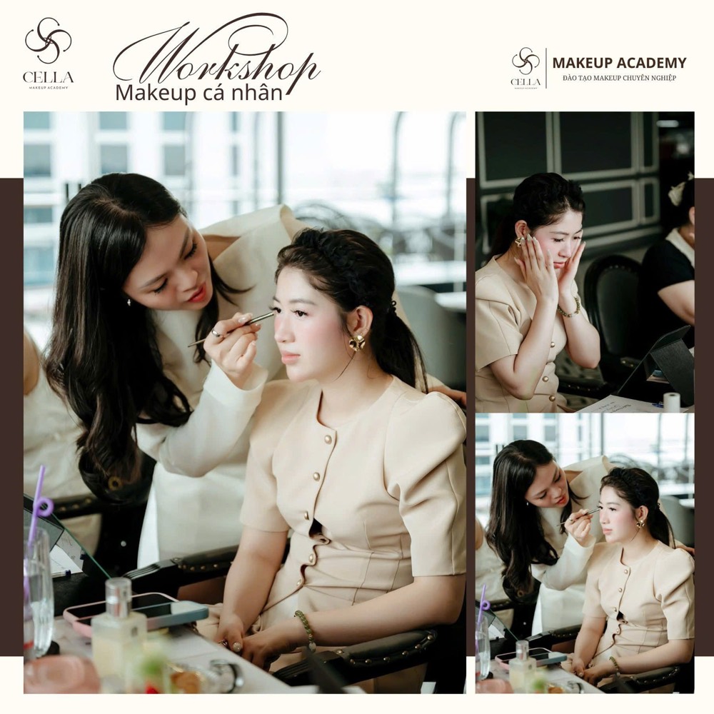 Buổi workshop makeup cá nhân tại CELLA MAKEUP ACADEMY